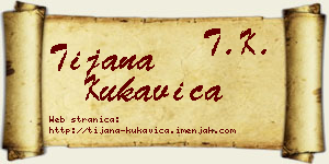 Tijana Kukavica vizit kartica